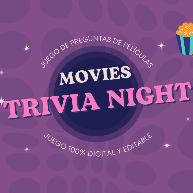 Trivia Familiar de Películas (digital y personalizable)